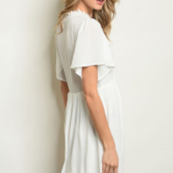 OFF WHITE TUNIC DRESS - Picture 7 of 8
